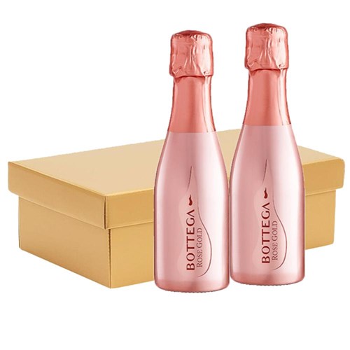 Mini Bottega Rose 20cl Twin Hamper Gift Box